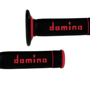 PUÑOS NEGRO/ROJO OFFROAD DOMINO DIAMETRO 22-26